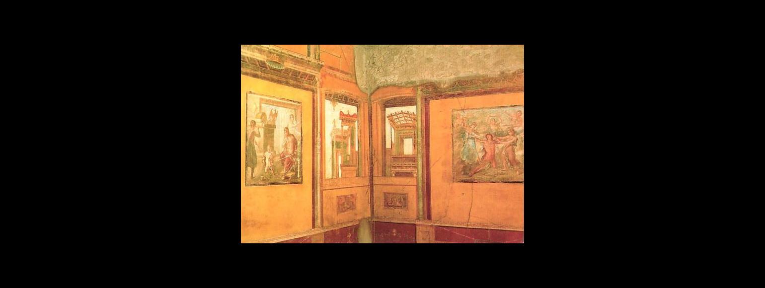 Fotografia: Malarstwo iluzjonistyczne - Willa Wettiuszów w Pompejach