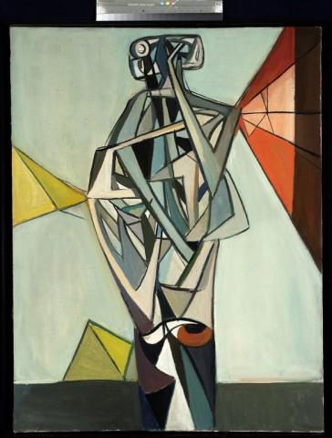 Fotografia: Kompozycja - Człowiek z parasolem