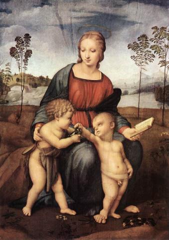 Fotografia: Madonna ze szczygłem